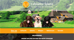 Desktop Screenshot of labrador-spens.de